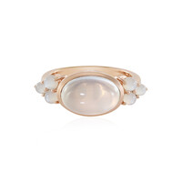 Anillo en plata con Piedra de luna verde (KM by Juwelo)