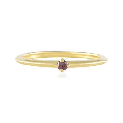 Anillo en plata con Diamante púrpura I2