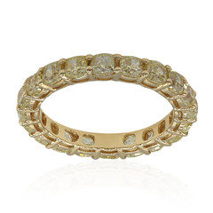 Anillo en oro con Diamante amarillo SI2 (CIRARI)