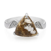 Anillo en plata con Magnesita