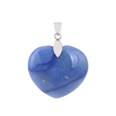 Colgante en plata con Cuarzo azul