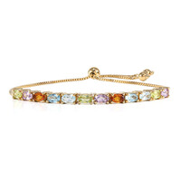 Brazalete en plata con Peridoto