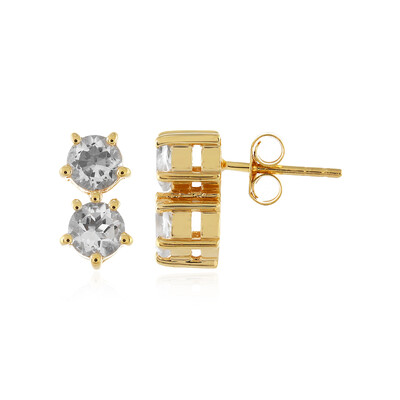 Pendientes en plata con Cuarzo blanco