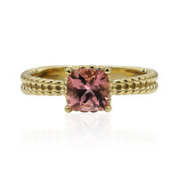 Anillo en oro con Turmalina rosa (Adela Gold)