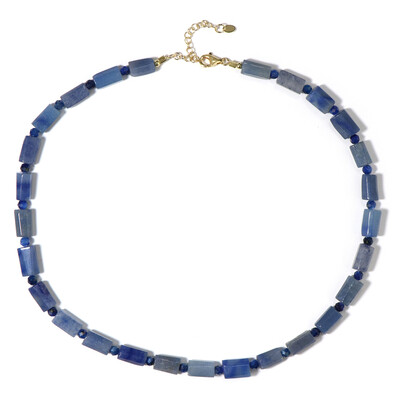 Collar en plata con Aventurina azul
