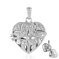 Colgante en plata con Diamante PK (I)