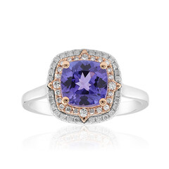 Anillo en oro con Tanzanita AAA (CIRARI)