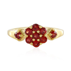 Anillo en plata con Rubí de Tanzania (Adela Silber)