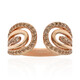 Anillo en oro con Diamante rosa de Francia de Argyle SI1 (Annette)