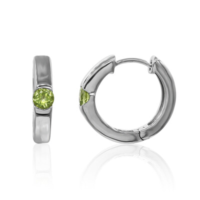 Pendientes en plata con Peridoto