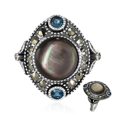 Anillo en plata con Nácar (Annette classic)