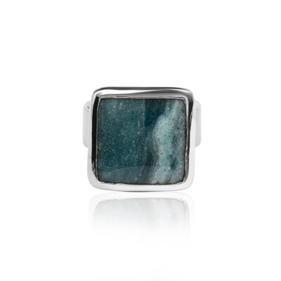 Anillo en plata con Jaspe ocelote