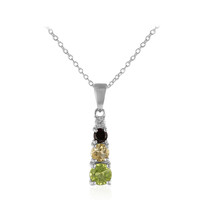 Collar en plata con Peridoto de Birmania