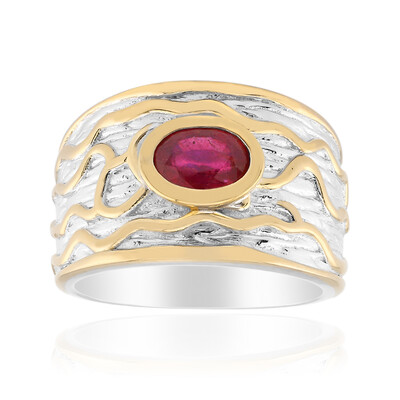 Anillo en plata con Rubí de Bemainty (MONOSONO COLLECTION)