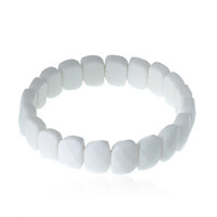 Brazalete con Ágata blanca