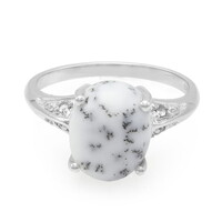 Anillo en plata con Ágata dendrítica