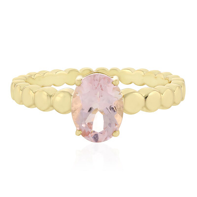 Anillo en oro con Morganita