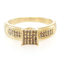 Anillo en plata con Diamante fantasía