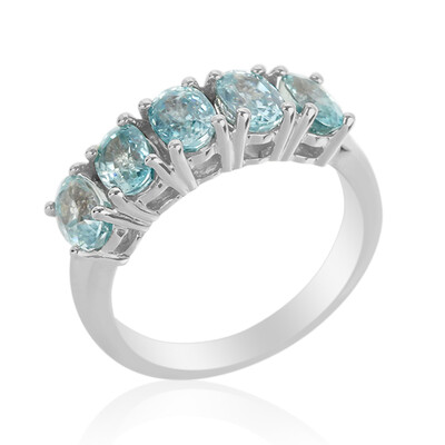 Anillo en plata con Zircón de Ratanak Kirí