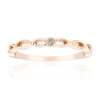 Anillo en oro con Diamante rosa de Francia de Argyle SI1