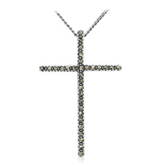 Collar en plata con Marcasita