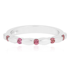 Anillo en plata con Turmalina rosa