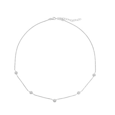 Collar en plata con Diamante PK (H)