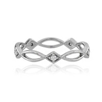 Anillo en platino con Diamante limpio a lupa F (LUCENT DIAMONDS)