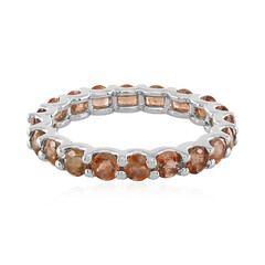 Anillo en plata con Andalucita