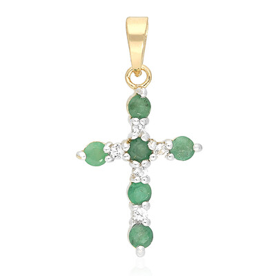 Colgante en plata con Esmeralda