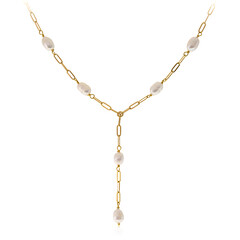 Collar en plata con Perla Freshwater (Joias do Paraíso)