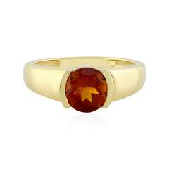 Anillo en plata con Citrino de Madeira