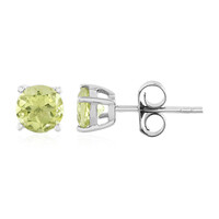 Pendientes en plata con Cuarzo del Ouro Verde