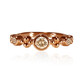Anillo en oro con Diamante rosa de Francia de Argyle SI1 (Annette)