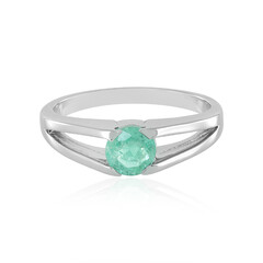Anillo en plata con Esmeralda de Colombia