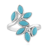 Anillo en plata con Turquesa