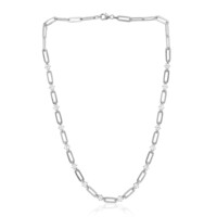 Collar en plata con Topacio blanco