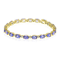 Brazalete en oro con Tanzanita