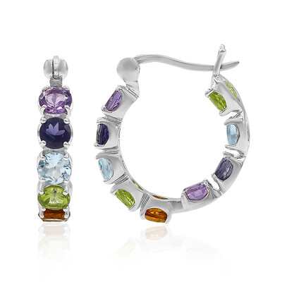 Pendientes en plata con Amatista