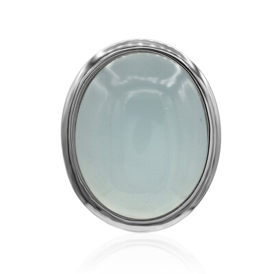 Colgante en plata con Calcedonia azul (MONOSONO COLLECTION)