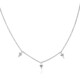 Collar en oro con Diamante VS1 (F) (de Melo)