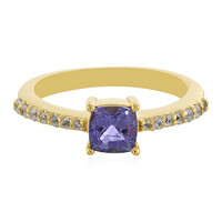 Anillo en plata con Tanzanita