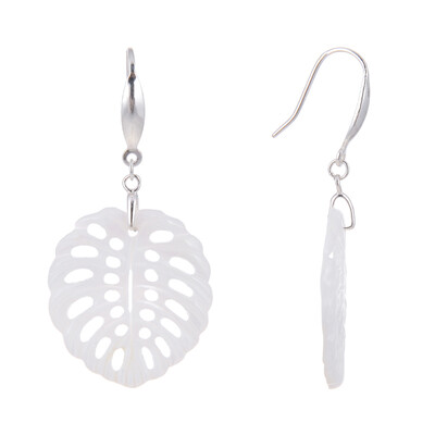 Pendientes en plata con Nácar