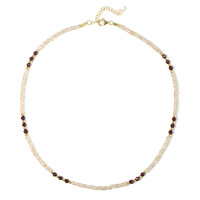 Collar en plata con Granate de la India