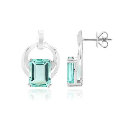 Pendientes en plata con Fluorita de Braldu (Pallanova)