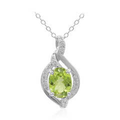 Collar en plata con Peridoto