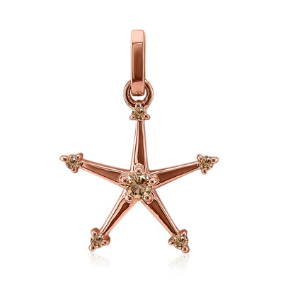 Colgante en oro con Diamante rosa de Francia de Argyle SI1 (Annette)