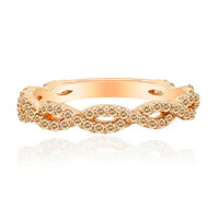 Anillo en oro con Diamante rosa de Francia SI
