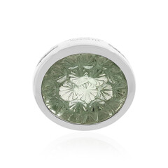 Colgante en plata con Amatista verde