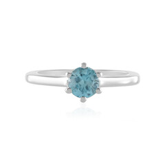 Anillo en plata con Zircón de Ratanak Kirí
